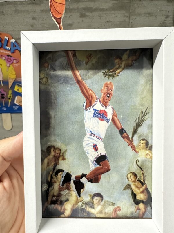 Space Jam Michael Jordan Long Arm Art Framed - Image 2