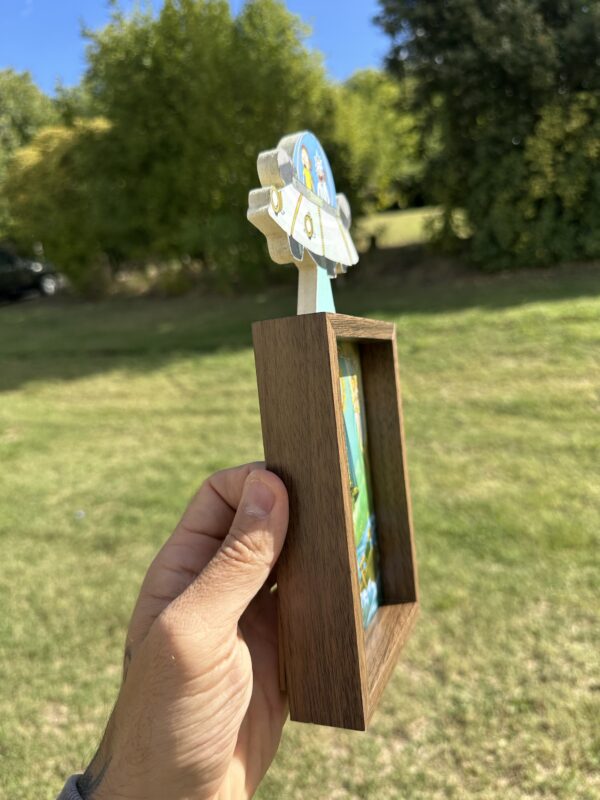 Rick & Morty Accidentally Suckin’ Up Virgin Mary from the Sea Art Framed - Image 3