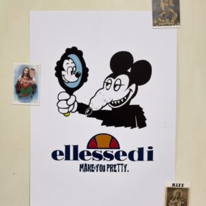 Ellessedi Mickey Mouse - A3 Art Print