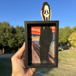 L’Urlo di Ghostface Munch Scream Art Framed
