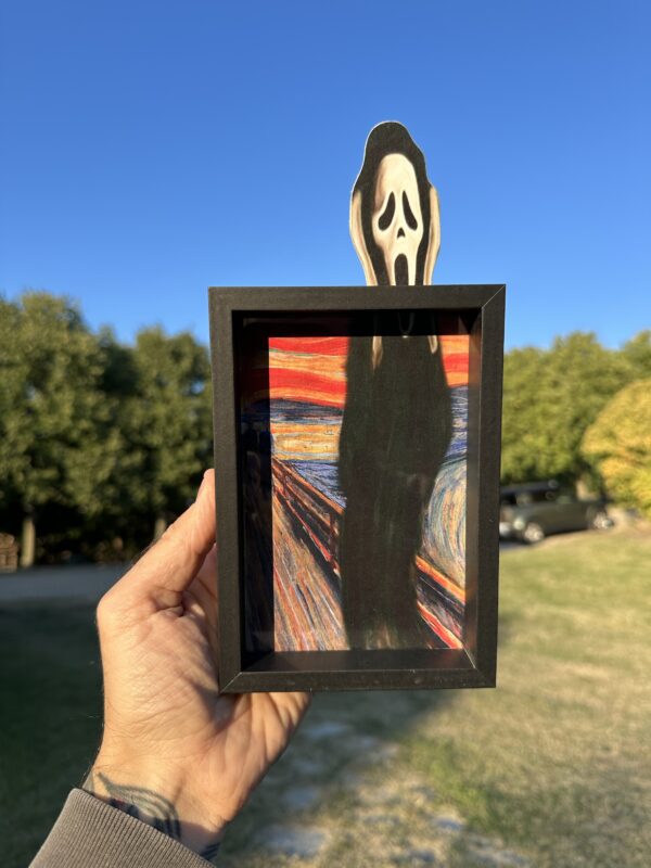 L’Urlo di Ghostface Munch Scream Art Framed