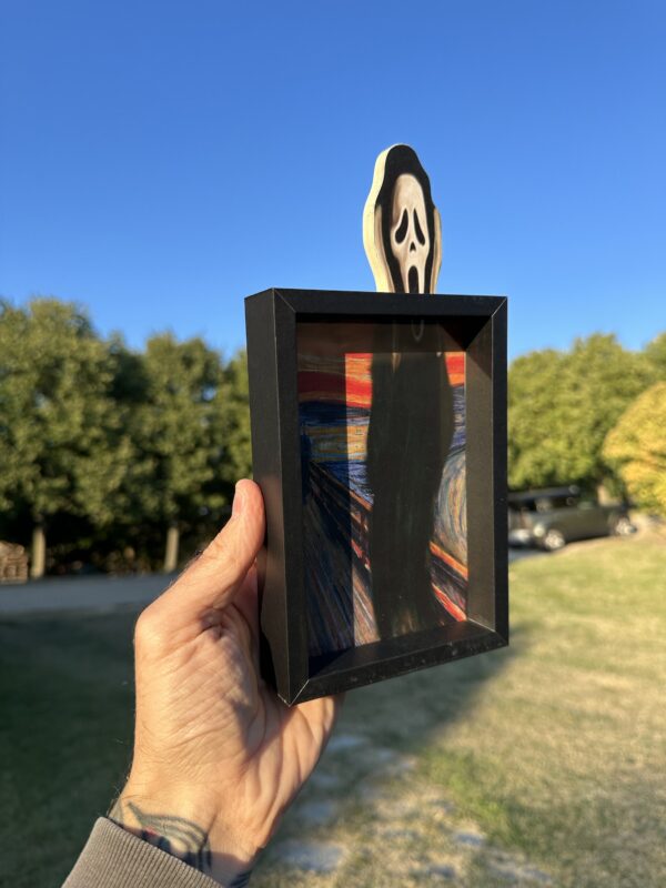 L’Urlo di Ghostface Munch Scream Art Framed - Image 2