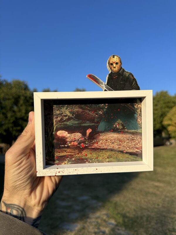 Venerdí 13 Jason Voorhees Kills Ophelia Art Framed