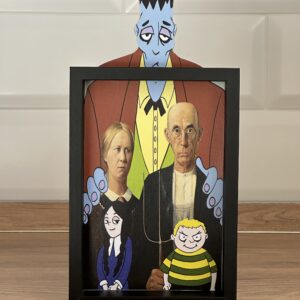 Addams Family Art Framed