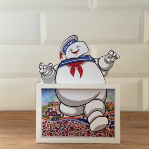 Stay Puft Ghostbusters Art Framed