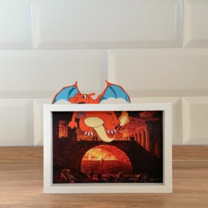 Charizard Art Framed