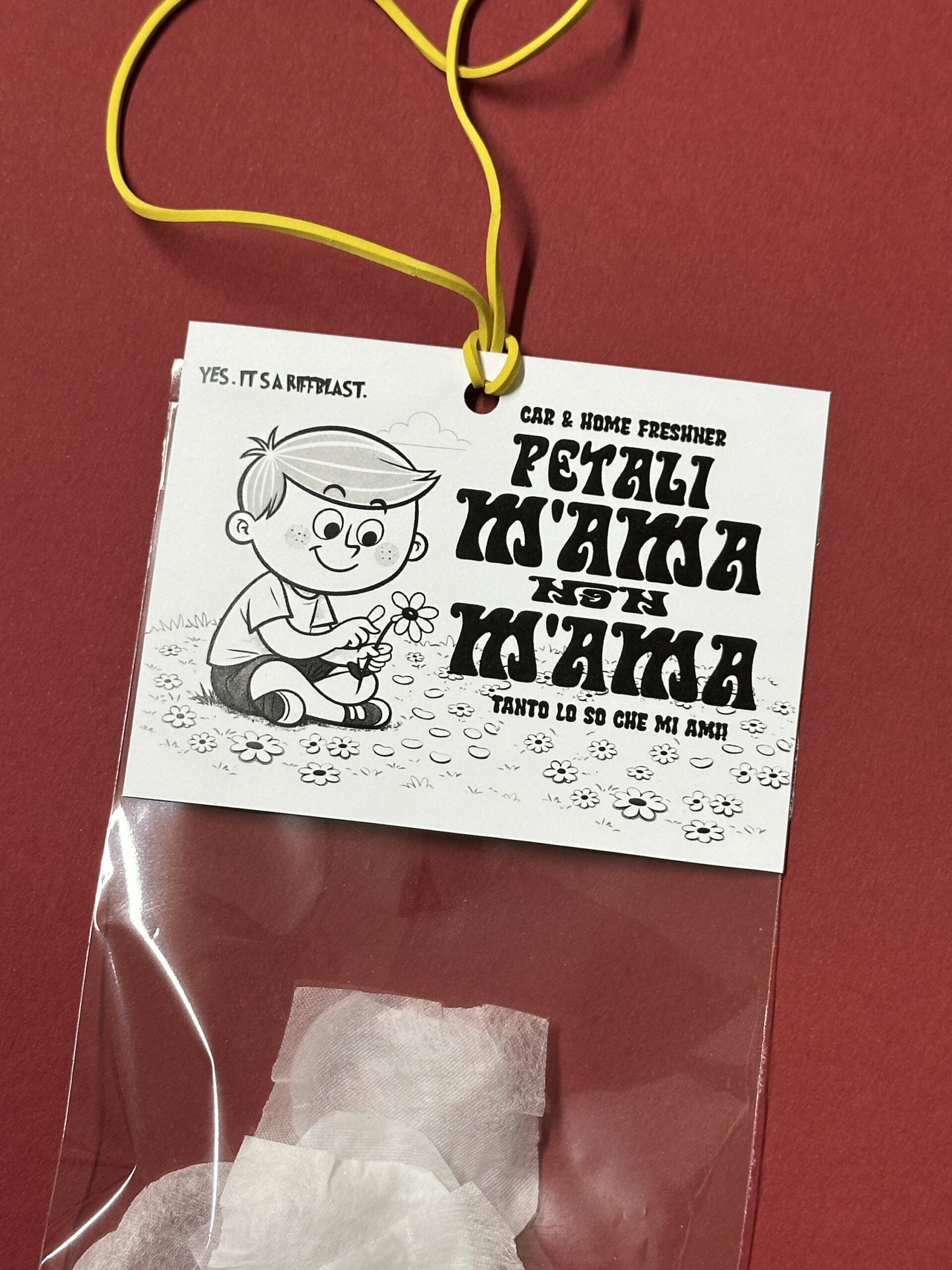 Valentine’s Day M’ama non M’ama Car & Ambient Air Freshner by Riffblast - Image 4