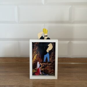 Jhonny Bravo - Framed Art | Mini Riffblast