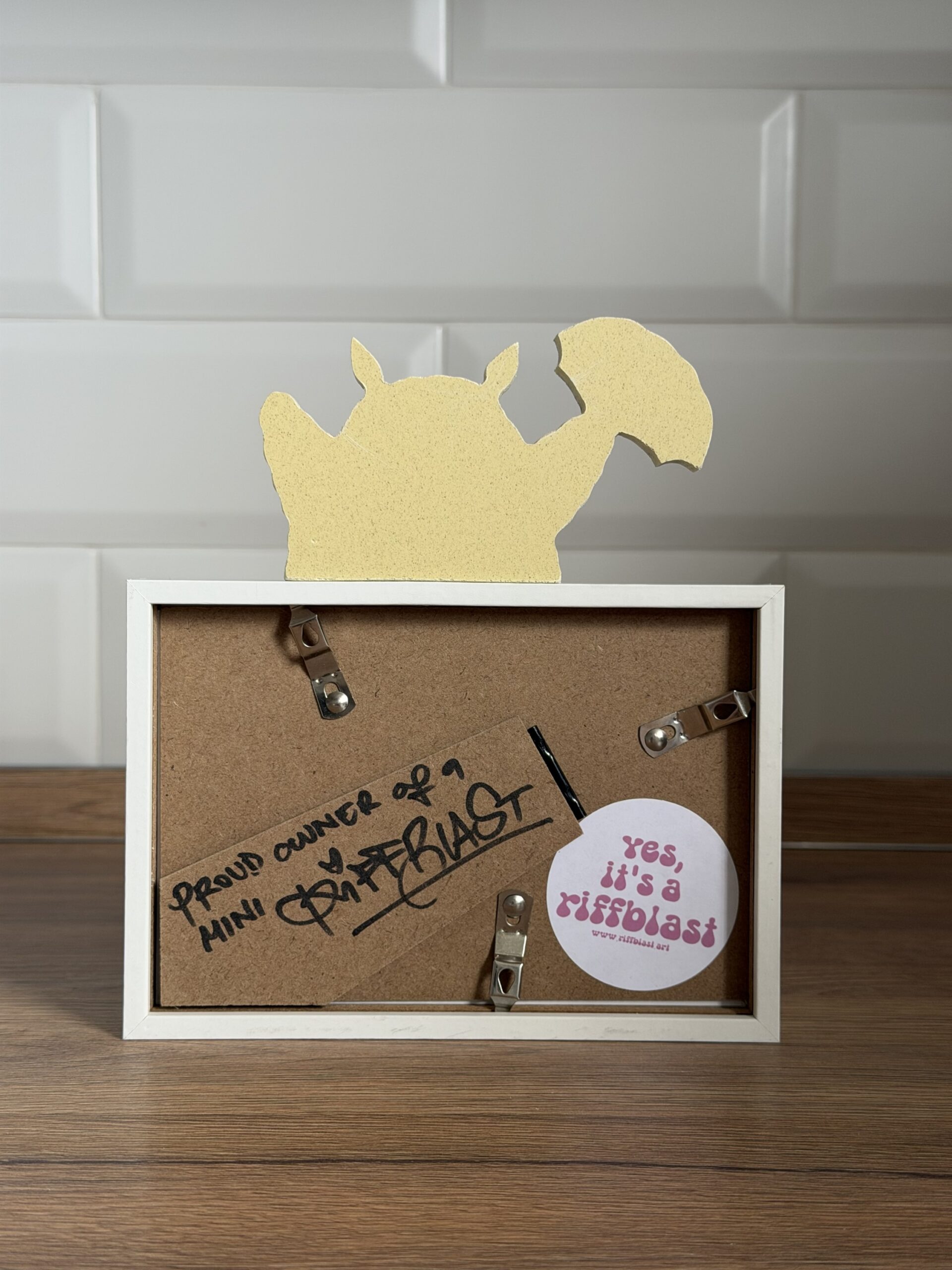 Totoro nella Notte Stellata - Framed Art | Mini Riffblast - Image 2