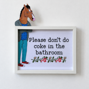 Don’t do it Bojack! Framed Art | Mini Riffblast