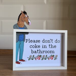 Don’t do it Bojack! Framed Art | Mini Riffblast