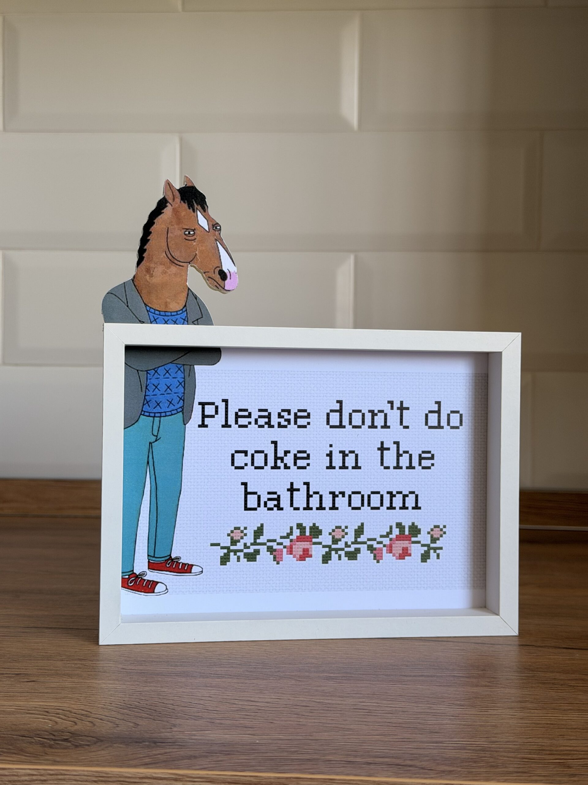 Don’t do it Bojack! Framed Art | Mini Riffblast