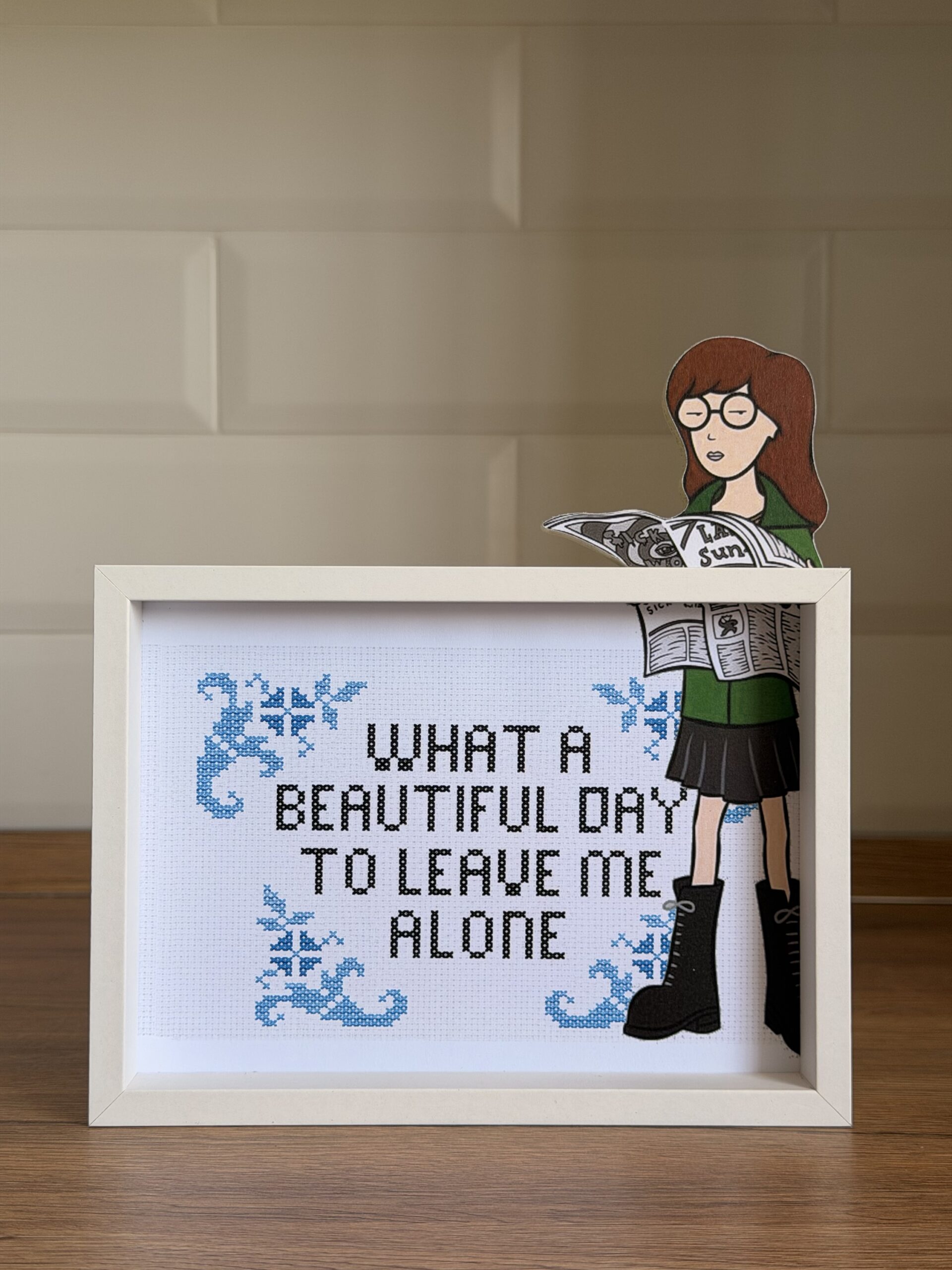 Leave Me Alone, Daria! Framed Art | Mini Riffblast