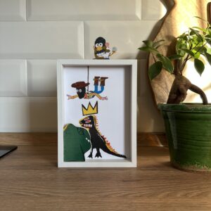 The Heist Story - Framed Art | Mini Riffblast