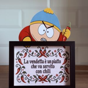 Vendetta con Chili by Cartman - Framed Art | Mini Riffblast