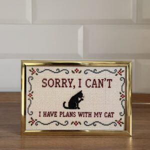 I have plans with my cat Riffcamino